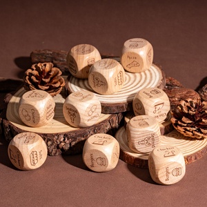 Faccub Nhà Máy Bán Buôn Giá Tùy Chỉnh 30Mm Bằng Gỗ <span class=keywords><strong>Dice</strong></span> Dnd <span class=keywords><strong>RPG</strong></span> Trò Chơi Trống Tự Nhiên Gỗ D6 Bằng Gỗ Gourmet Quyết định <span class=keywords><strong>Dice</strong></span> - Product Image 1