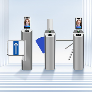 Station Control Flap Barrier Gesichts erkennung Automatische Flap Gates Drehkreuze Design Flap Barrier Drehkreuz Anwesenheit system - Product Image 2