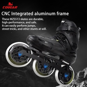 Cougar nhà máy bánh xe lớn <span class=keywords><strong>Inline</strong></span> giày trượt băng đô thị Giày 3 bánh xe Giày trượt con lăn - Product Image 4