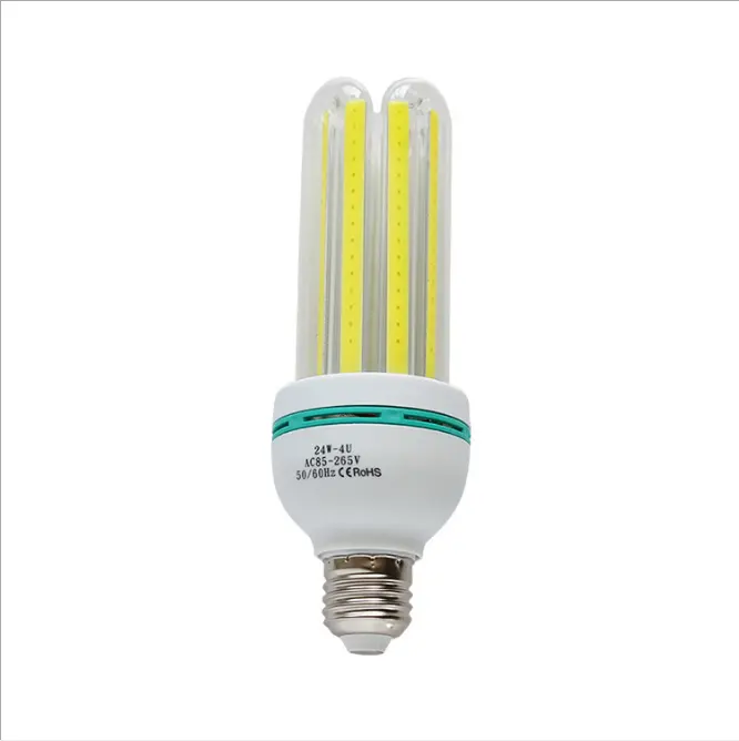 LED de ahorro de energía de la mazorca de la luz de la lámpara de maíz en forma de U-E27 destacar iluminación del hogar