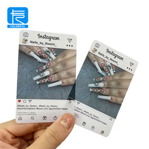 透明全息透明聚氯乙烯名片定制哑光透明塑料卡烫金透明卡片 - Product Image 4
