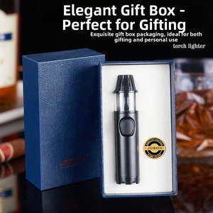 Jocon biểu tượng tùy chỉnh tùy chỉnh kim loại khói thuốc lá bán buôn butan khí máy bay phản lực ngọn lửa xì gà ngọn đuốc nhẹ hơn - Product Image 6