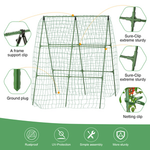 A-tipo A maglia Trellis con struttura in PVC facile da installare 1.8*2.7 reti da giardino per l'arrampicata e la coltivazione di piante - Product Image 2
