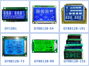 Custom Lcd 7 segment lcd 14 Segment Display tn lcd modul Graphic Mono Number Fpc Zebra 6800 8080 Spi I2C Digital Display - Product Image 2