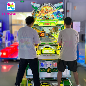 Fungspace เครื่องเล่นเกมแลกของรางวัล, เครื่องเล่นวิดีโอหน้าจอ43นิ้วเล่น2คนเกมยิงปืนใช้เหรียญ - Product Image 6