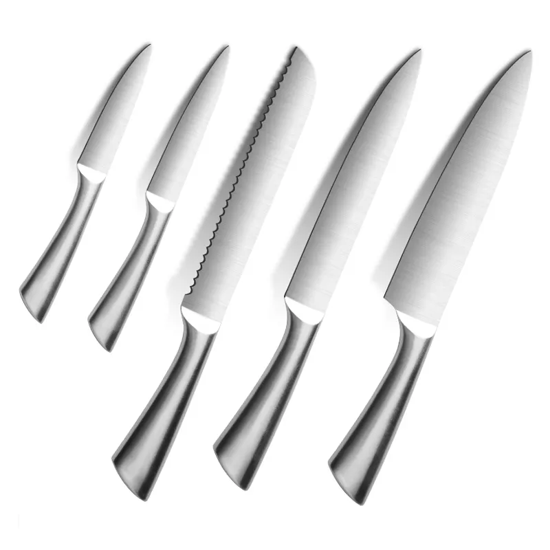 5 шт., 430 ножи из нержавеющей стали с эргономичной полой ручкой