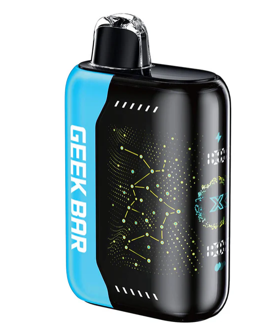 Glace aux framboises bleues