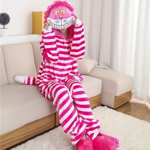 Sonbahar kış Onesie pijama sevimli yangın ejderha karikatür hayvan pazen toptan yetişkin çocuk için tek uyuyan yortusu dokuma