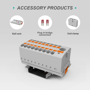 UTL Contatct JUT15工業用配電端子ブロック19P入力6mm出力2.5mmワイヤーコネクタ用 - Product Image 4