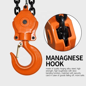 <strong>Pull</strong> <strong>Block</strong> Mechanical Round Manual 50 1 2 Hand Lift Movement Chain <strong>Block</strong> 3 t Crane Hoist 5 10 20 Ton Hoisting Equipment Pulley - Product Image 4