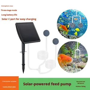 Máy bơm oxy năng lượng mặt trời 5W hiện đại cho bể cá & tuần hoàn nước ao, lọc nhựa, dành cho bể cá xuyên biên giới - Product Image 4