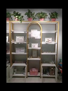 高級化粧品店収納ディスプレイスタンドプレゼンテーション香水スタンド化粧品ディスプレイ