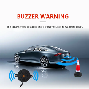 Alta calidad 2 en 1 Asistencia inversa coche marcha atrás ayuda cámara de vídeo Sensor de Control de distancia de estacionamiento impermeable DC 12V Universal - Product Image 6