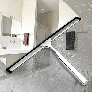 Vòi hoa sen giống cây chổi cửa sổ gạt nước 10 ''inch có thể tháo rời dải cao su 10'' inch kính xe gạt nước làm sạch công cụ <span class=keywords><strong>scraper</strong></span> showroom nhà bếp - Product Image 4