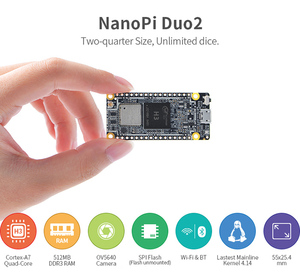 NanoPi DUO2 512M Allwinner H3 <strong>Cortex</strong>-A7 <strong>WiFi</strong> BT Module - Product Image 6