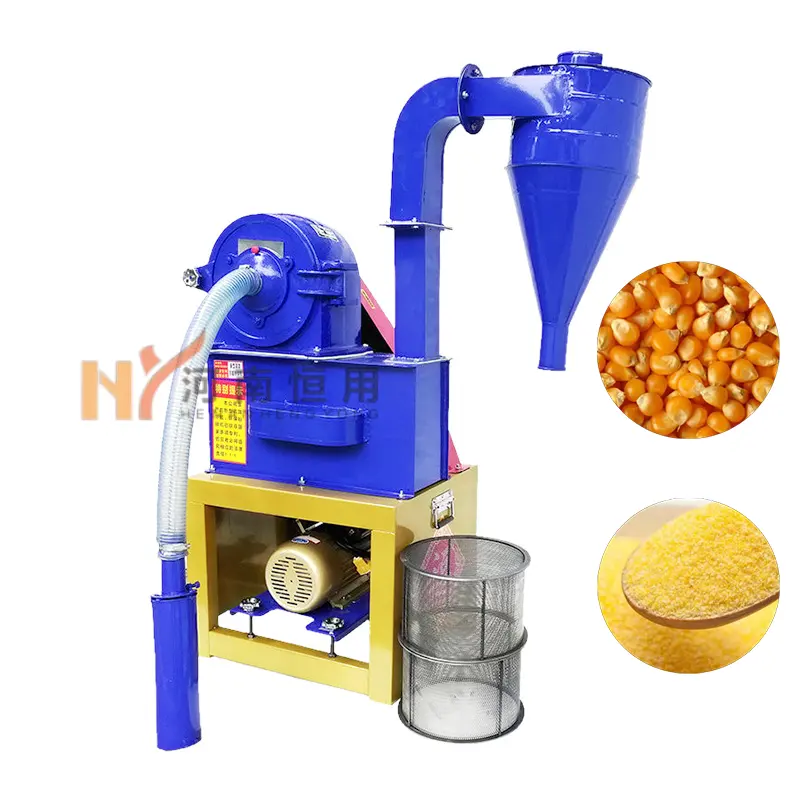 Equipo de molienda pulverizadora, maquinaria de procesamiento de molino de harina de rodillo de grano, molinos de maíz