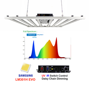 Stock in Brazil! 720w LM301H EVO Full Spectrum <strong>Led</strong> Grow Light 8 Bars Optional APP Smart Controller - Product Image 1