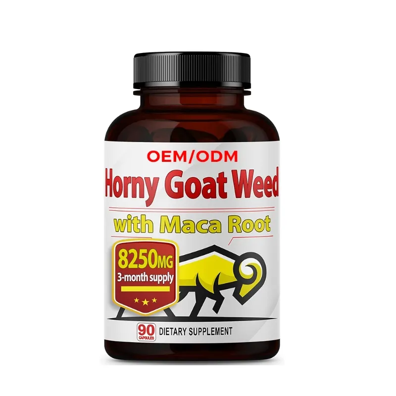 Horny Goat Weed viên nang với Maca root Tribulus Ashwagandha Tongkat Ali Panax Ginseng