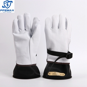 Çin'de yapılan el koruma dielektrik yalıtım eldiven sınıf 00 0 1 2 3 4 kauçuk yalıtım elektrik anma eldiven - Product Image 1