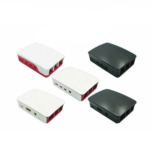 Caja de carcasa Raspberry Pi adecuada para carcasa tipo B de tercera/cuarta generación caja roja y blanca Compatible con Raspberry Pi