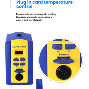 <strong>HAKKO</strong> <strong>FX</strong>-<strong>951</strong> Professional Digital Electronics Soldering Station 220V ESD Welding Tin Equipment for PCB Mobile Phone Repair - Product Image 3