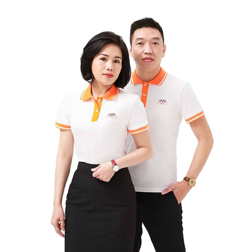 Blanco + naranja