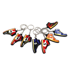 Siliconen Schoen Sleutelhanger Op Maat Gemaakt Rubber 2d <span class=keywords><strong>Mini</strong></span> Sneaker Charm Sleutelhanger Rubber Designer Sneaker Sleutelhanger Schoen 3d Sleutelhanger - Product Image 2