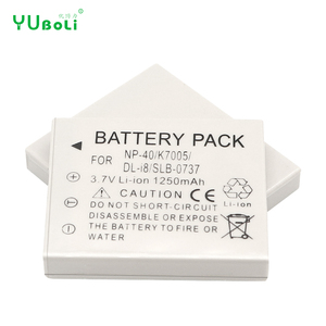 3.7V 1250MAh สีเทาแบบชาร์จไฟได้ FNP-40 K7005 NP-40แบตเตอรี่สำหรับกล้องดิจิตอล Fujifilm FinePix Z5fd Z3 Z2 Z1 J50 V10 - Product Image 2