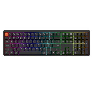Teclado de tijeras de tres modos ultrafino, diseño ergonómico dividido, Trackpad de moda, nueva interfaz USB, tabletas mecánicas elegantes - Product Image 2