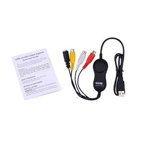 158 <strong>USB</strong> 2.0 Audio <strong>Video</strong> Capture Card AV S-<strong>Video</strong> <strong>Analog</strong> <strong>Video</strong> Recording for VHS Player V8 Hi8 Camcorder Camera Windows MAC - Product Image 6
