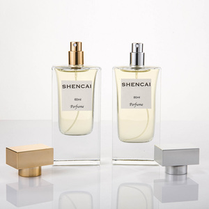 Fragrance Thick Bottom 60ml <strong>2</strong> Oz 80ml Parfum <strong>Perfume</strong> Glass High Rectangle Bottle With Pressurized Atomizer - Product Image 5
