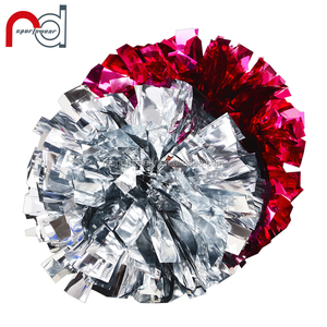 Pom Pom ผู้นำเชียร์ลีดเดอร์มืออาชีพพร้อมฟอยล์โลหะ,เชียร์ทีมเต้นรำแฟนซี Pom - Product Image 4