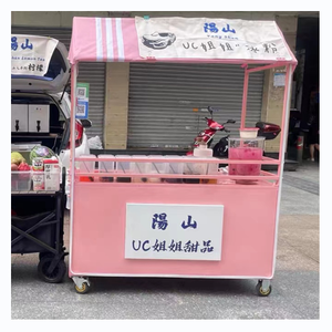 Hot bán điện thoại di động nhanh chóng lắp ráp xách tay bằng gỗ nông dân thị trường gian hàng cho xúc tiến Ice Cream thức ăn đường phố giỏ hàng - Product Image 4