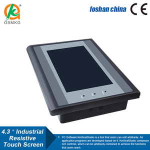 4.3 "TFT LCD Touch Screen RS485 o 232 o 422 DC10--30V di comunicazione HMI per il controllo industriale PLC programmabile
