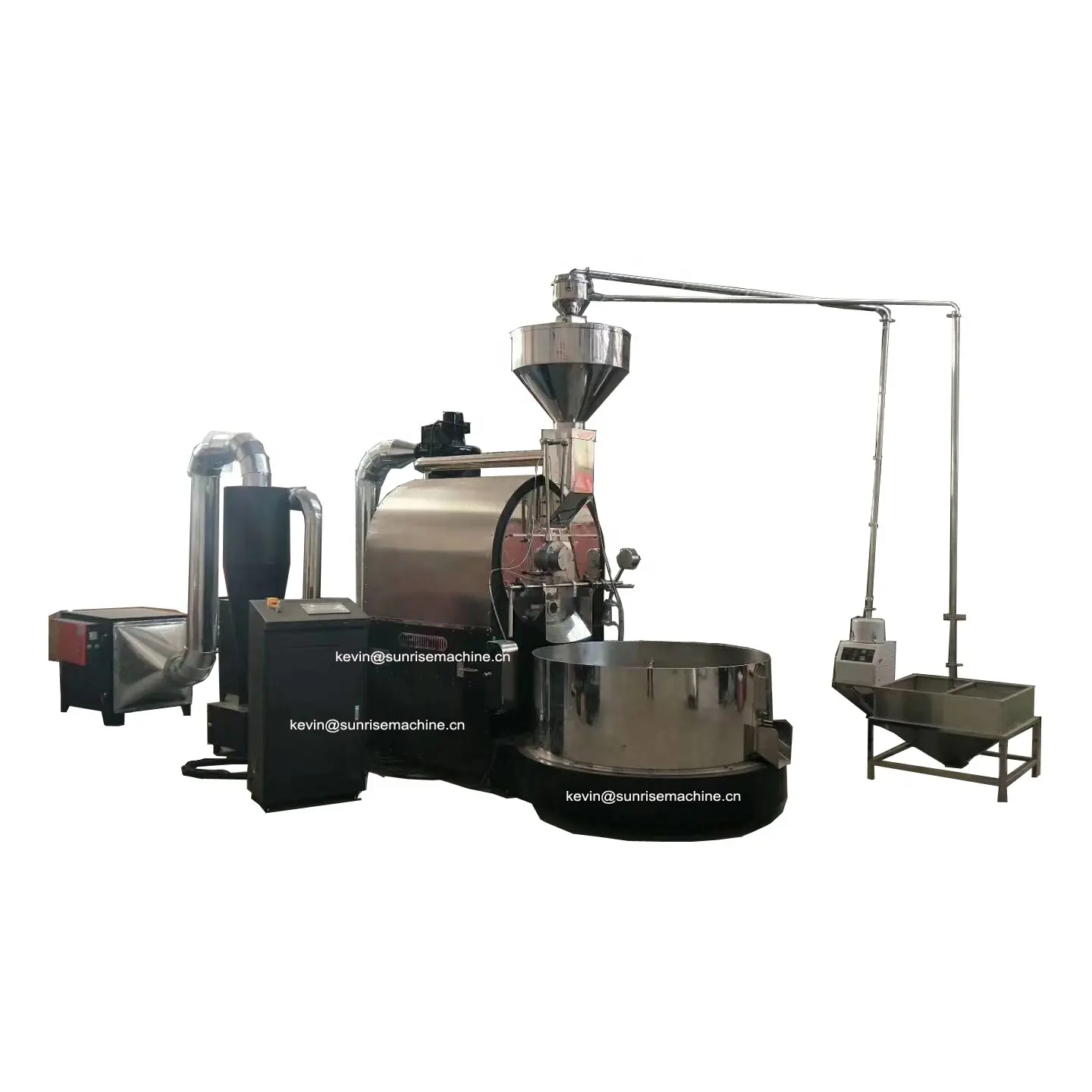 Tostadora de granos de café, máquina Industrial eléctrica de Gas, 15KG, 50KG, 60kg, 100KG