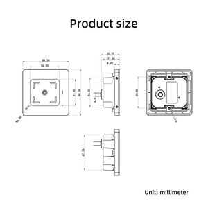 FEOCEY FC7735 impermeabile QR modulo lettore di codici NFC Scanner e porta porta prodotto per applicazioni di scansione del sistema di controllo accessi - Product Image 5