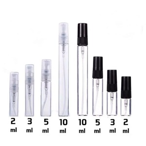 1ml 2ml 3ml 5ml 10ml 10mlミニ香水バイアルサンプルボトル詰め替え可能サンプルバイアル容器ガラス香水サンプルバイアルチューブ - Product Image 1
