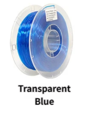 90A Bleu transparent