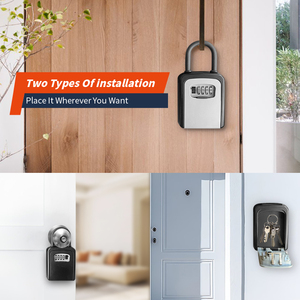 Combination Lock <strong>Box</strong> Code Lock Secure <strong>Box</strong> <strong>Key</strong> Holder Large Capacity Portable Safe <strong>Key</strong> <strong>Box</strong> for Family - Product Image 6