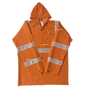 En iyi yağmur yeni yansıtıcı kayış PVC + polyester ağır iş elbiseleri bölünmüş kayış yağmurluk yağmur dişli fabrika toptan - Product Image 5