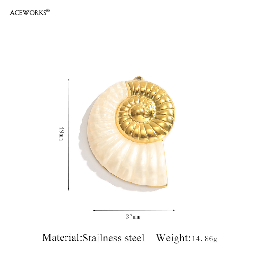 Charm Nautilus doré
