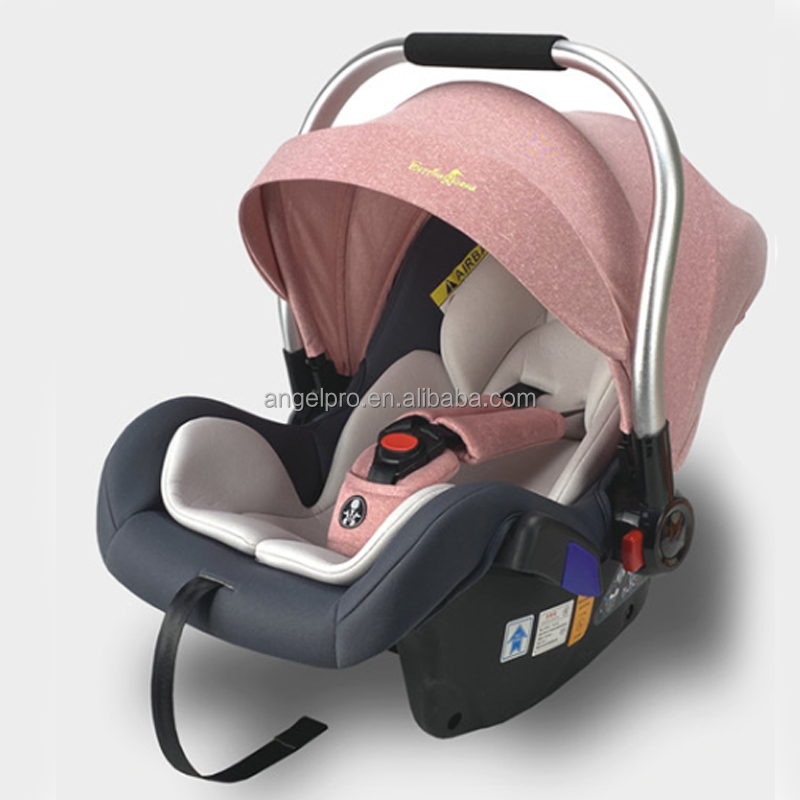 Rosa e beige senza base isofix