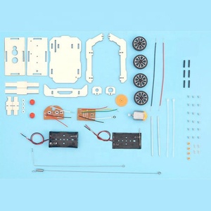 C-20E 1 adet kök eğitici oyuncak inşaat kiti mühendislik manuel kablosuz uzaktan kumanda araba RC arabalar 3D ahşap DIY sanat el sanatları - Product Image 3