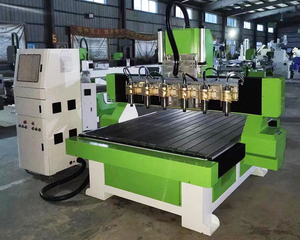 Enrutador CNC 3D de 4 ejes Velocidad rápida Cabezales múltiples Uso múltiple Máquina CNC de esculpir 3D Enrutador CNC de 3 ejes y 6 husillos - Product Image 6