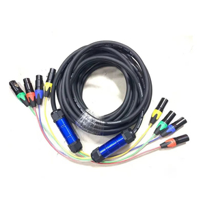 Premium 1/2/3m yüksek kaliteli ses kablosu-<span class=keywords><strong>4</strong></span> yollu çok çekirdekli sahne aydınlatma DMX512 sinyal kablosu