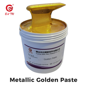 高品质水性油墨丝网印刷材料用于打印机服装胶印的金属金色膏 - Product Image 2