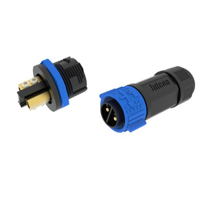 M25 2 núcleos 60A/70A enchufe de aviación impermeable 5G estación Base de comunicación conector de entrada/salida contactos de cobre carcasa de nailon - Product Image 6