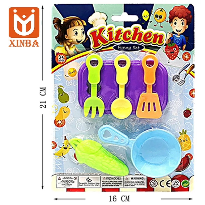 Jouets éducatifs bon marché, Simulation d'ustensiles de cuisine, jeu de rôle, vaisselle de cuisine, jouets pour enfants