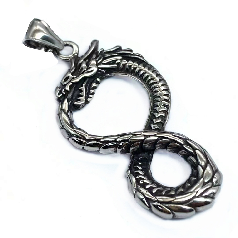 Pendentif couleur acier