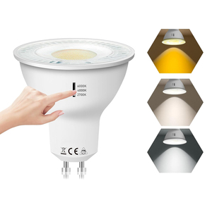 หลอดไฟ GU10 LED 5W 550LM หรี่แสงไม่ได้120 ° สปอตไลท์40W หลอดฮาโลเจนสำหรับใช้แทนในครัว
